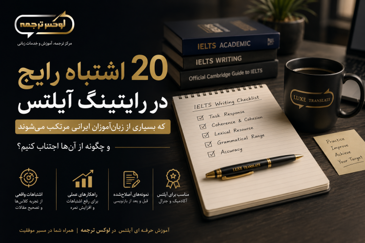 ۲۰ اشتباه رایج در نگارش آیلتس که بسیاری از زبانآموزان ایرانی مرتکب میشوند